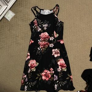 black floral dress - unworn!!